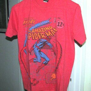 RED SPIDERMAN Poly Cotton Tee SHIRT Size L Marvel